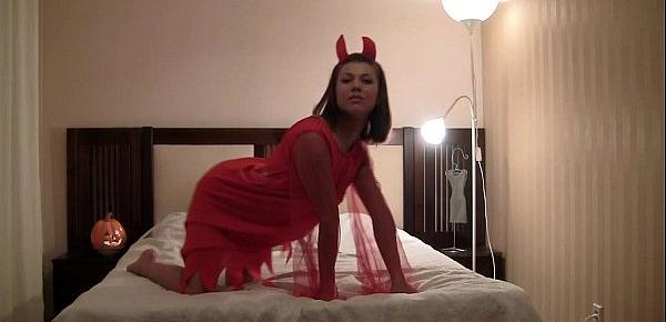  The most sexiest demon girl teases on cam